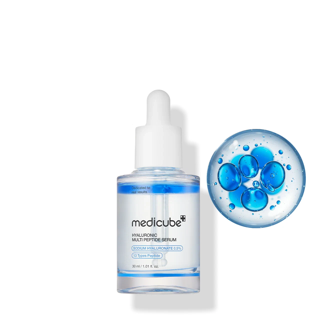 Multi-Peptide Hyaluronic Acid Glow & Soothe Serum, Lightweight Radiant Facial Serum for All Skin