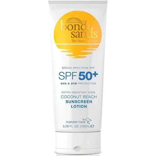 Sunscreen Coconut Beach Water Resistant Lotion SPF50+